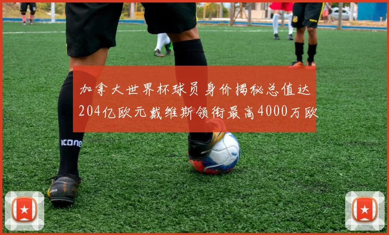 加拿大世界杯球员身价揭秘总值达204亿欧元戴维斯领衔最高4000万欧